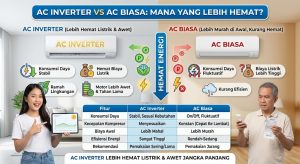 AC Inverter vs AC Biasa, Mana yang Lebih Hemat?