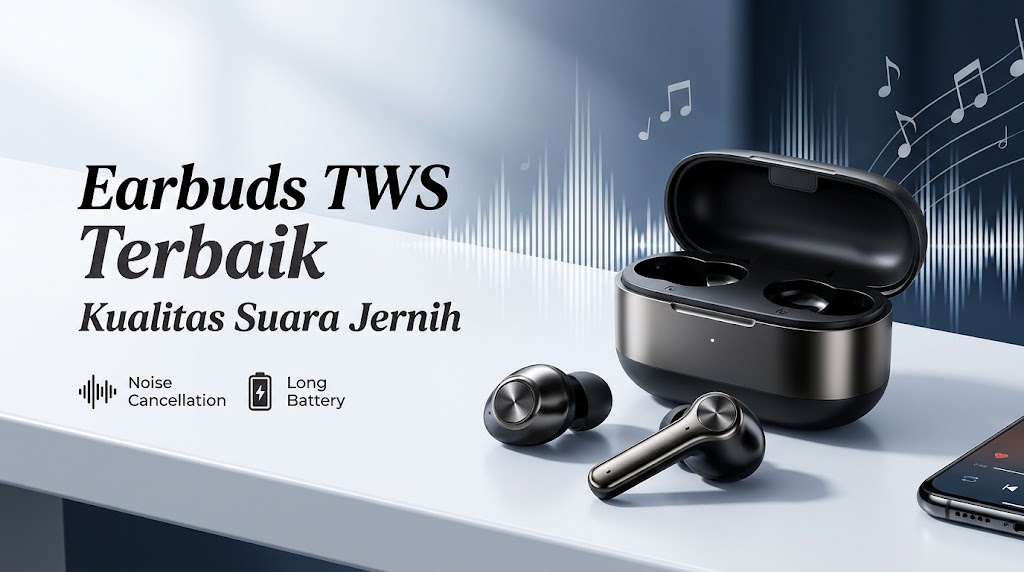 Earbuds TWS Terbaik dengan Kualitas Suara Jernih