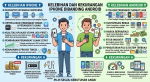 Kelebihan dan Kekurangan iPhone Dibanding Android