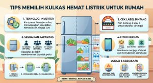 Tips Memilih Kulkas Hemat Listrik untuk Rumah