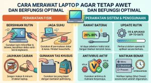Cara Merawat Laptop Agar Tetap Awet dan Berfungsi Optimal