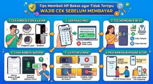 Tips Membeli HP Bekas agar Tidak Tertipu, Wajib Cek Sebelum Membayar