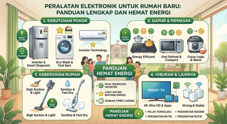 Peralatan Elektronik untuk Rumah Baru: Panduan Lengkap dan Hemat Energi